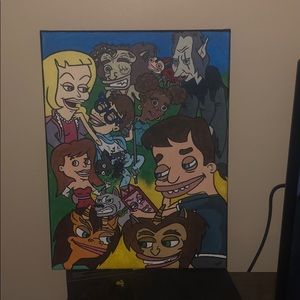Big Mouth inspired painting
